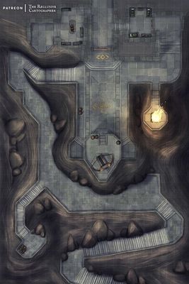 Carte 887, carte de JDR — battlemap pour Roll20 et Foundry VTT