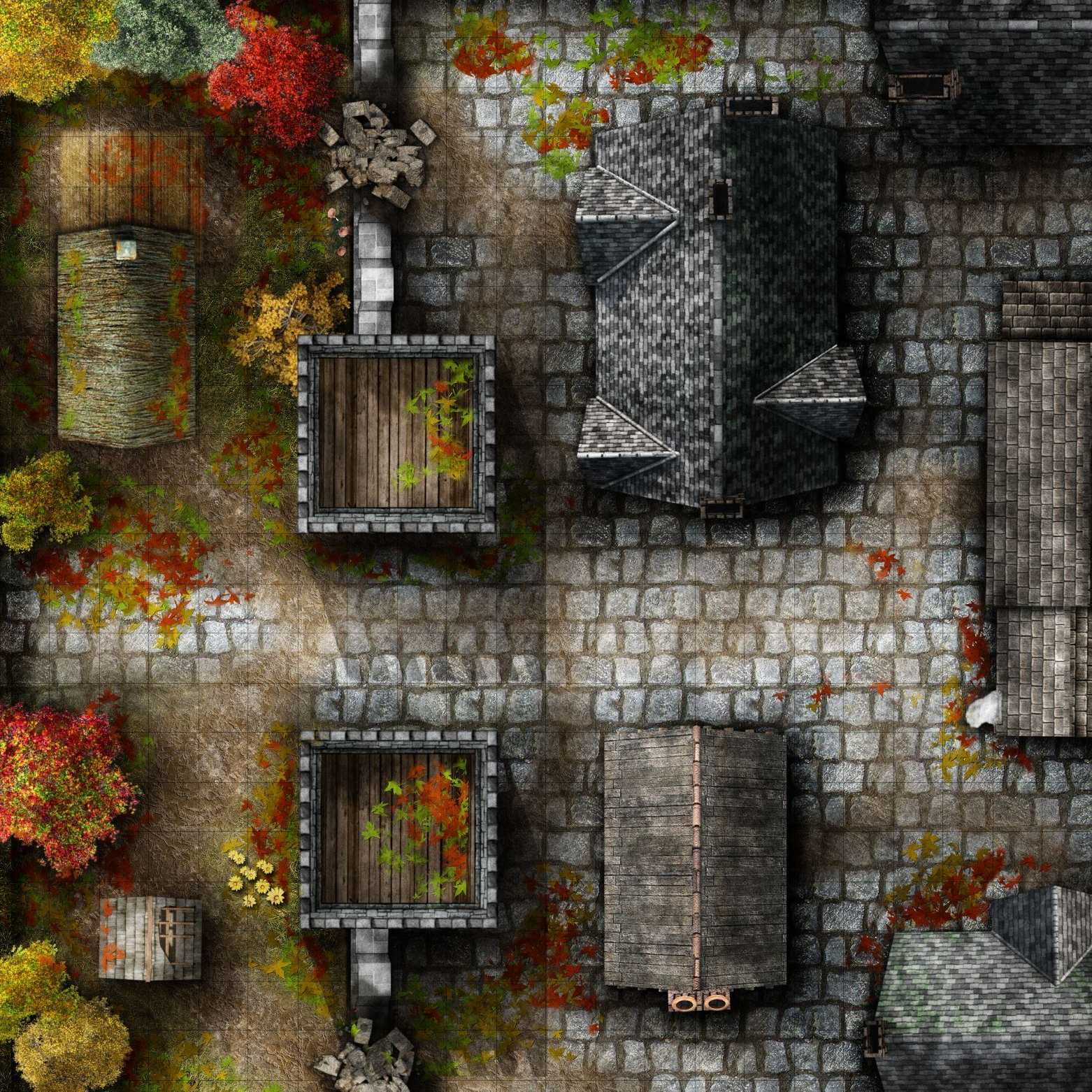 Carte 89, carte de JDR — battlemap pour Roll20 et Foundry VTT