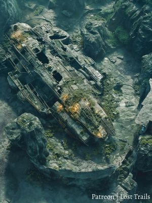 Carte 901, carte de JDR — battlemap pour Roll20 et Foundry VTT
