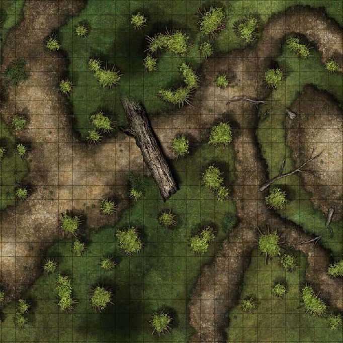 Carte 91, carte de JDR — battlemap pour Roll20 et Foundry VTT