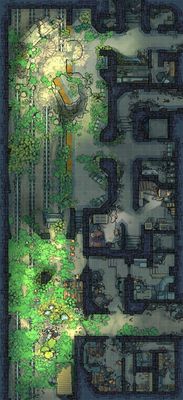 Carte 923, carte de JDR — battlemap pour Roll20 et Foundry VTT