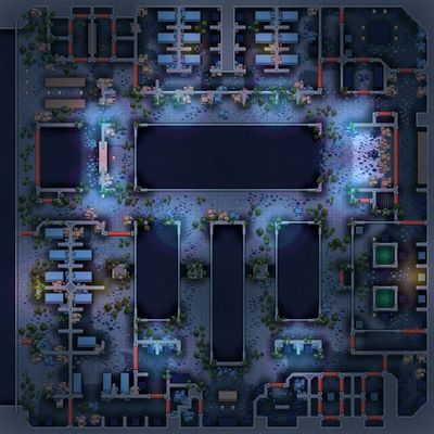 Carte 927, carte de JDR — battlemap pour Roll20 et Foundry VTT