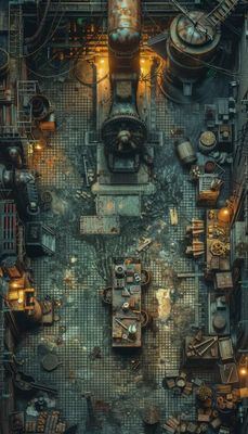 Carte 928, carte de JDR — battlemap pour Roll20 et Foundry VTT