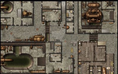 Carte 932, carte de JDR — battlemap pour Roll20 et Foundry VTT
