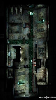 Carte 933, carte de JDR — battlemap pour Roll20 et Foundry VTT