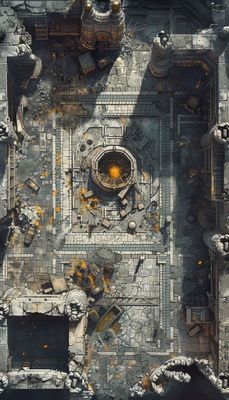 Carte 941, carte de JDR — battlemap pour Roll20 et Foundry VTT