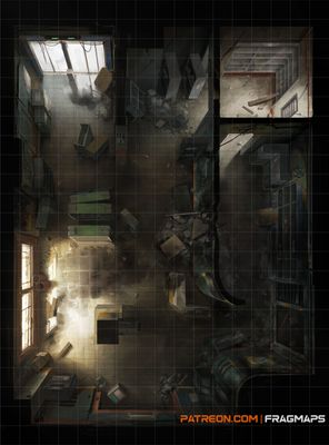 Carte 943, carte de JDR — battlemap pour Roll20 et Foundry VTT