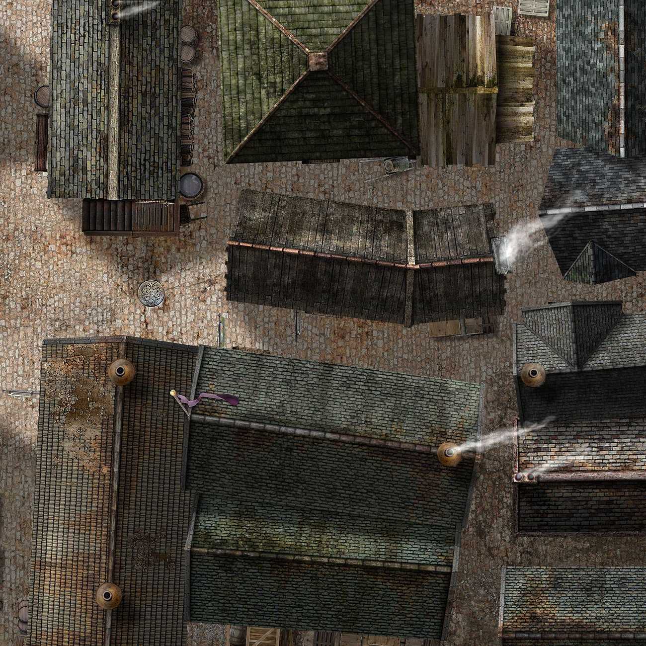 Carte 97, carte de JDR — battlemap pour Roll20 et Foundry VTT