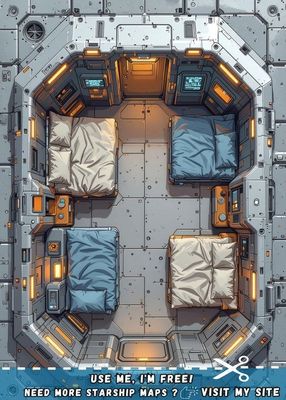 Carte 977, carte de JDR — battlemap pour Roll20 et Foundry VTT