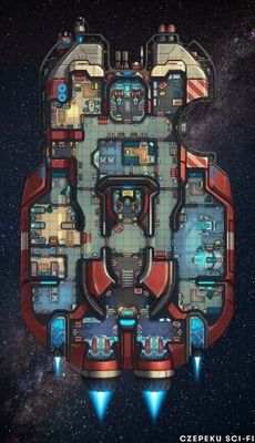 Carte 987, carte de JDR — battlemap pour Roll20 et Foundry VTT