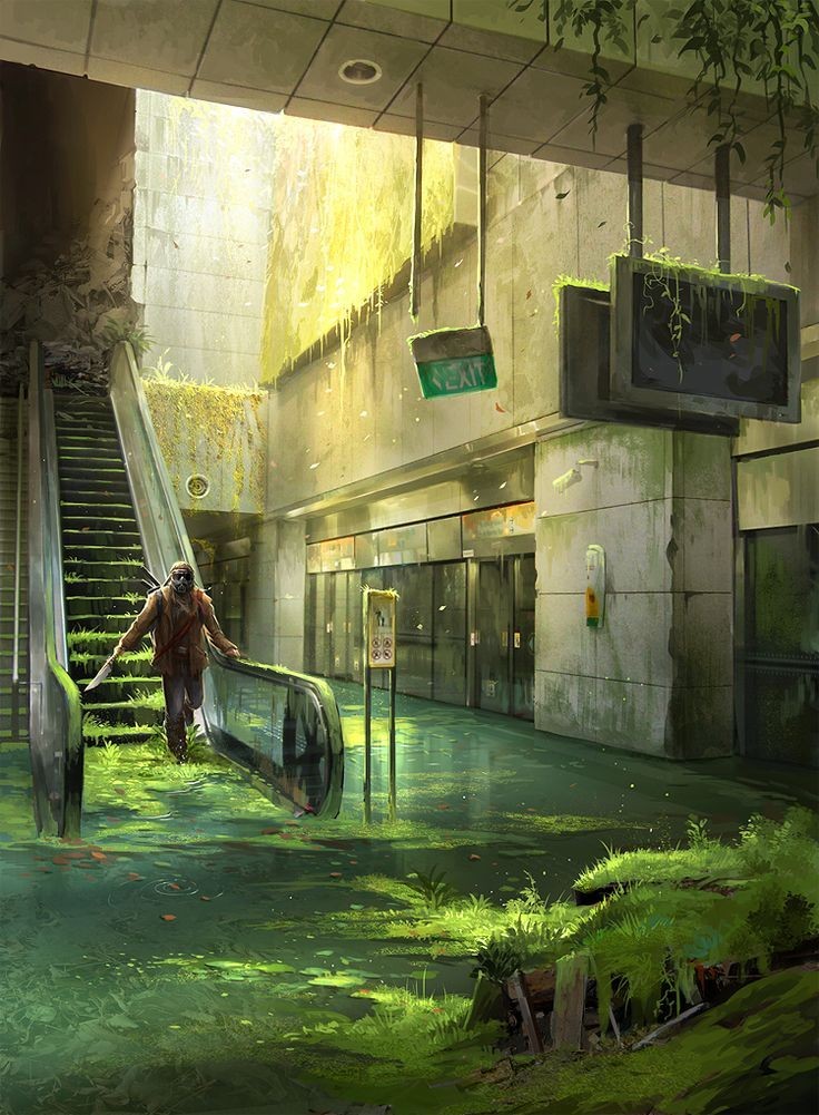 abandoned mall map, carte de JDR post-apocalyptique (736×1001 pixels) — battlemap pour Roll20 et Foundry VTT.