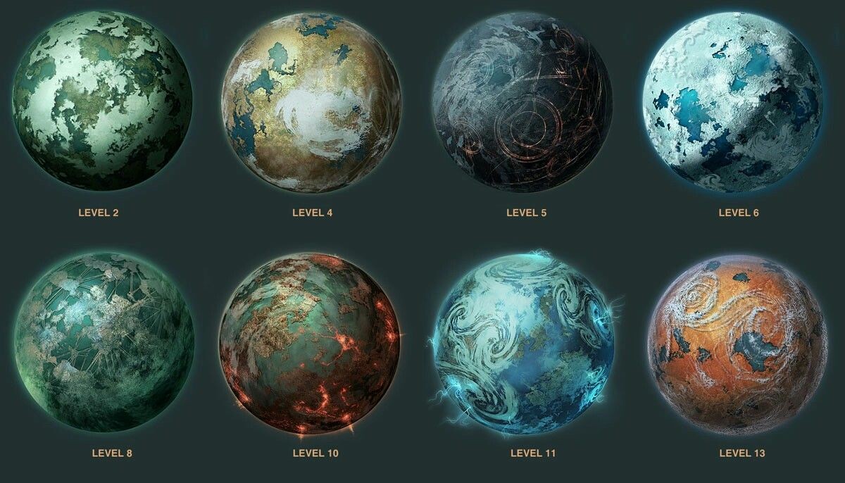 alien planet map, carte de JDR science-fiction (1200×686 pixels) — battlemap pour Roll20 et Foundry VTT.