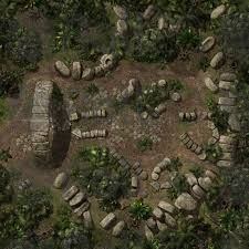 Carte 100, carte de JDR fantasy — battlemap pour Roll20 et Foundry VTT.