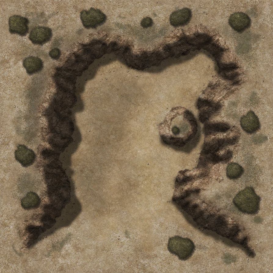 Carte 109, carte de JDR fantasy — battlemap pour Roll20 et Foundry VTT.