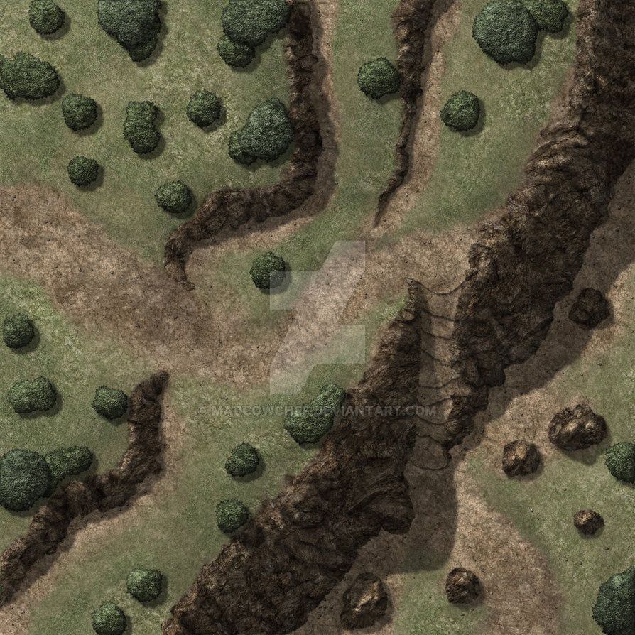 Carte 110, carte de JDR fantasy — battlemap pour Roll20 et Foundry VTT.