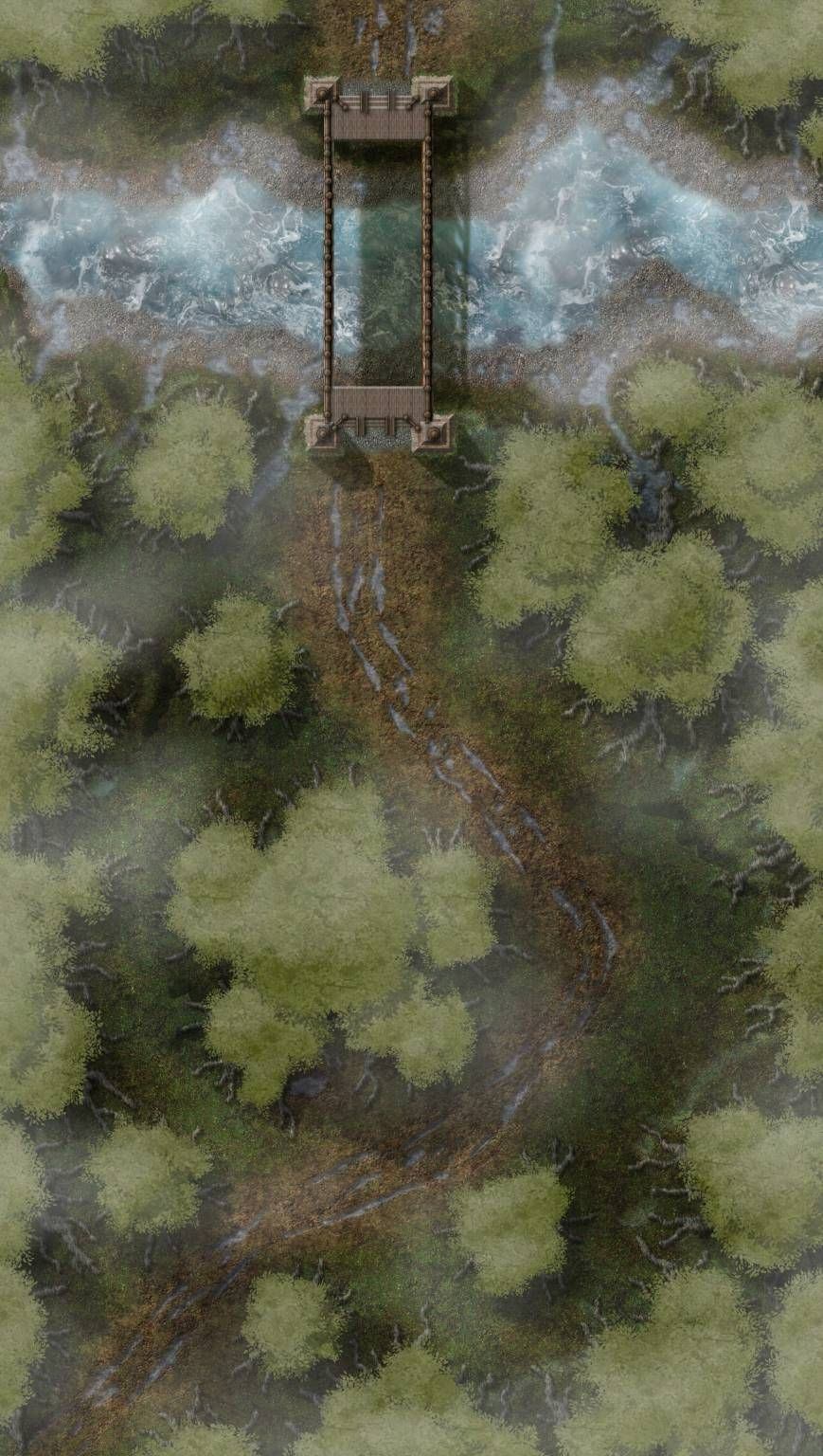 Carte 113, carte de JDR fantasy — battlemap pour Roll20 et Foundry VTT.