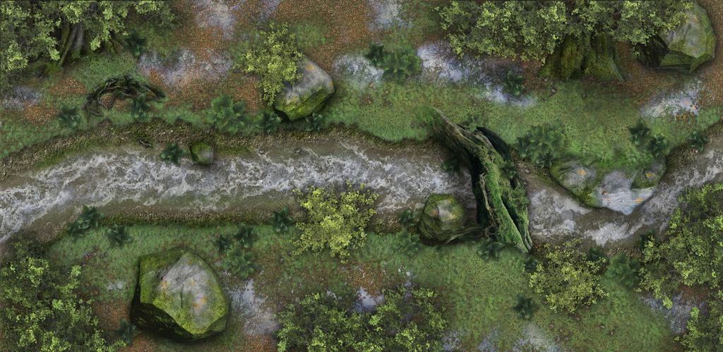 Carte 141, carte de JDR fantasy — battlemap pour Roll20 et Foundry VTT.