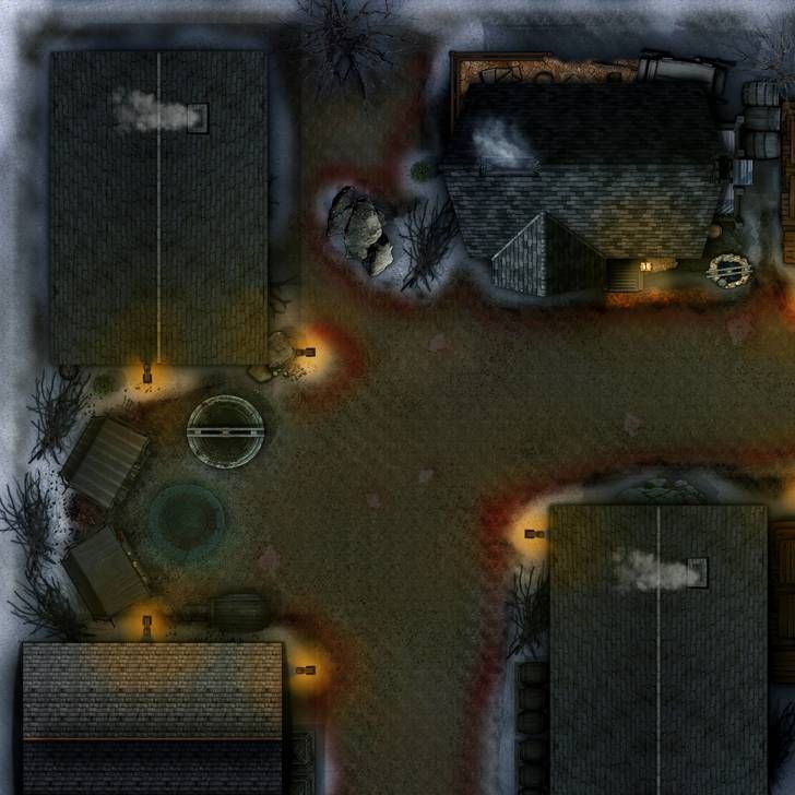 Carte 149, carte de JDR fantasy — battlemap pour Roll20 et Foundry VTT.