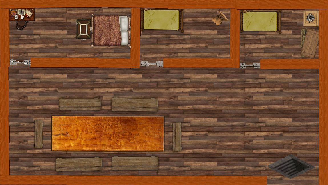Carte 22, carte de JDR fantasy — battlemap pour Roll20 et Foundry VTT.