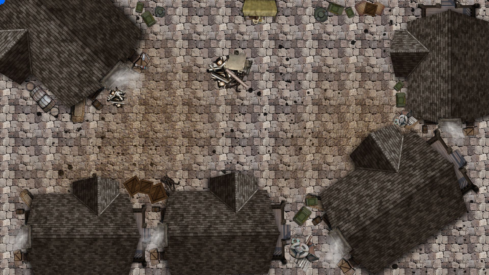 Carte 25, carte de JDR fantasy — battlemap pour Roll20 et Foundry VTT.