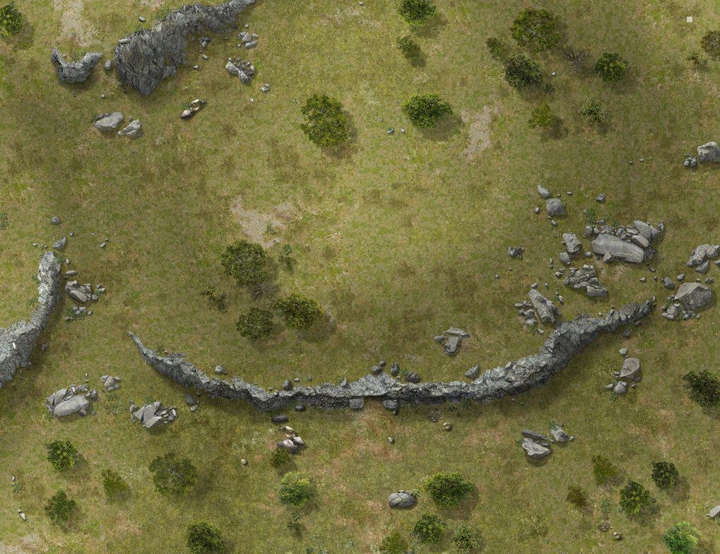 Carte 40, carte de JDR fantasy — battlemap pour Roll20 et Foundry VTT.