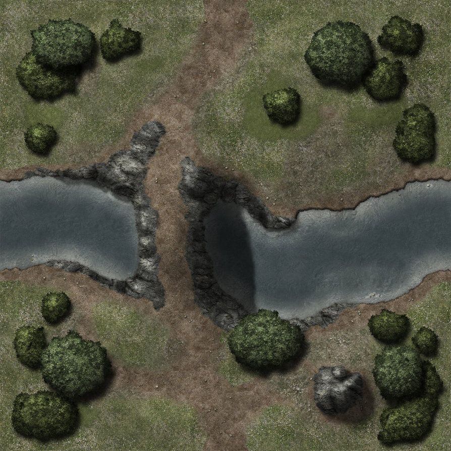 Carte 53, carte de JDR fantasy — battlemap pour Roll20 et Foundry VTT.