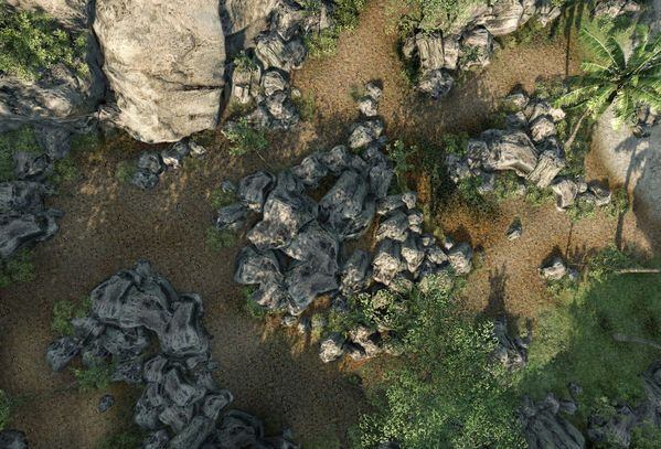 Carte 54, carte de JDR moderne — battlemap pour Roll20 et Foundry VTT.