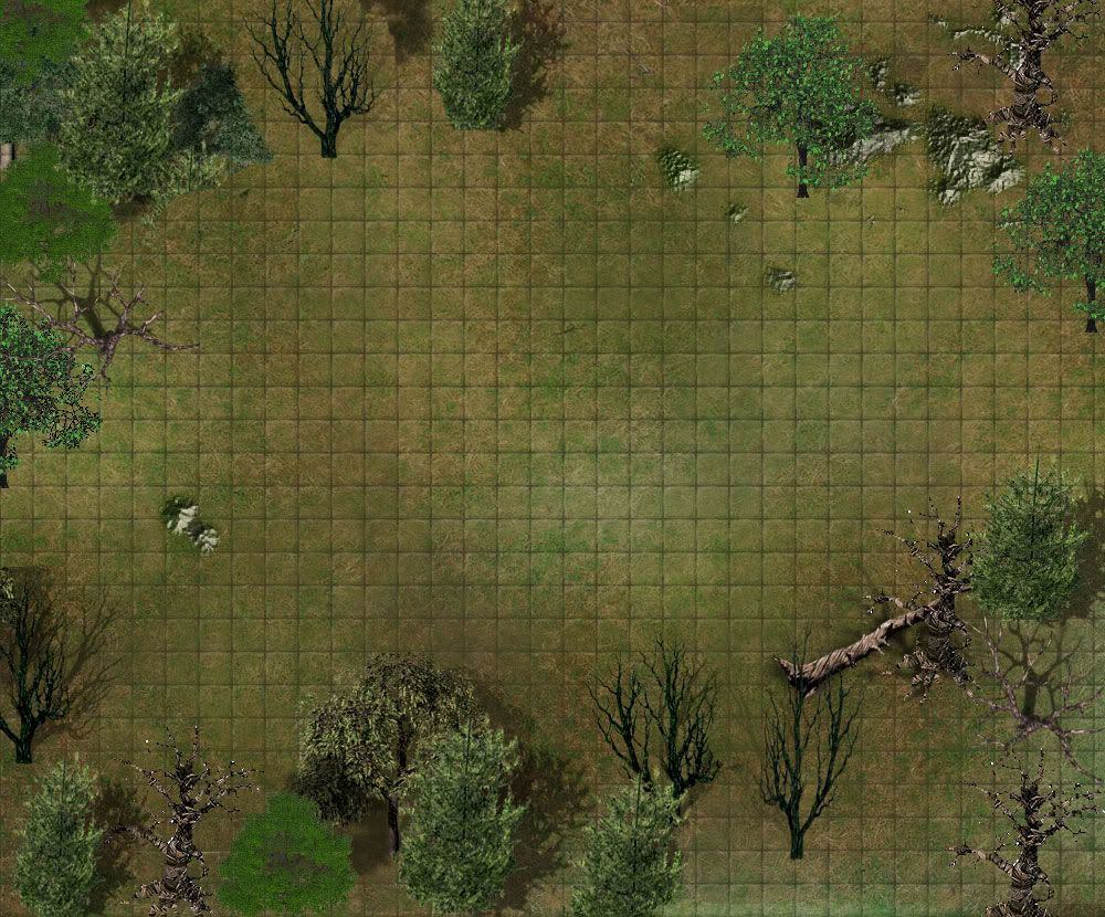 Carte 55, carte de JDR post-apocalyptique — battlemap pour Roll20 et Foundry VTT.