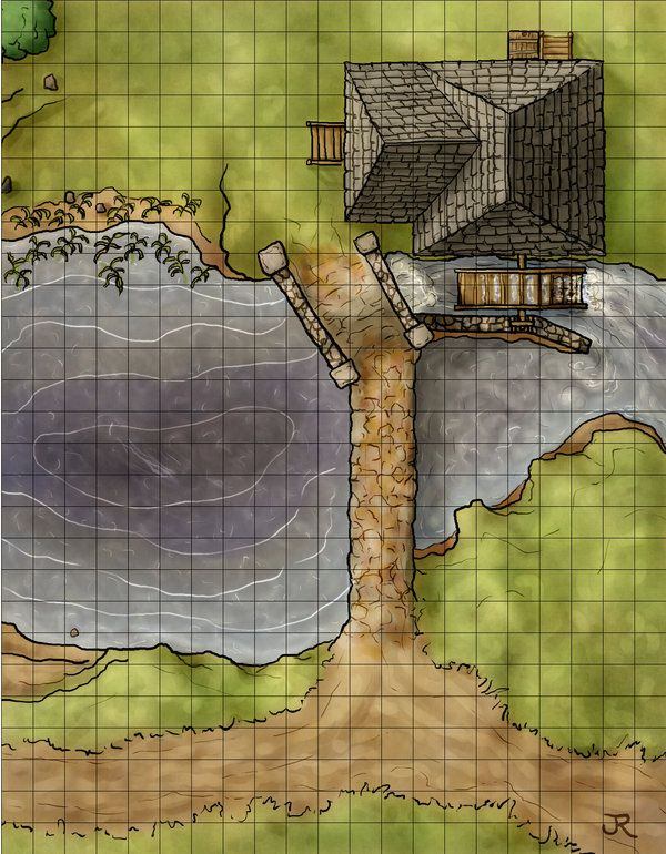Carte 71, carte de JDR moderne — battlemap pour Roll20 et Foundry VTT.