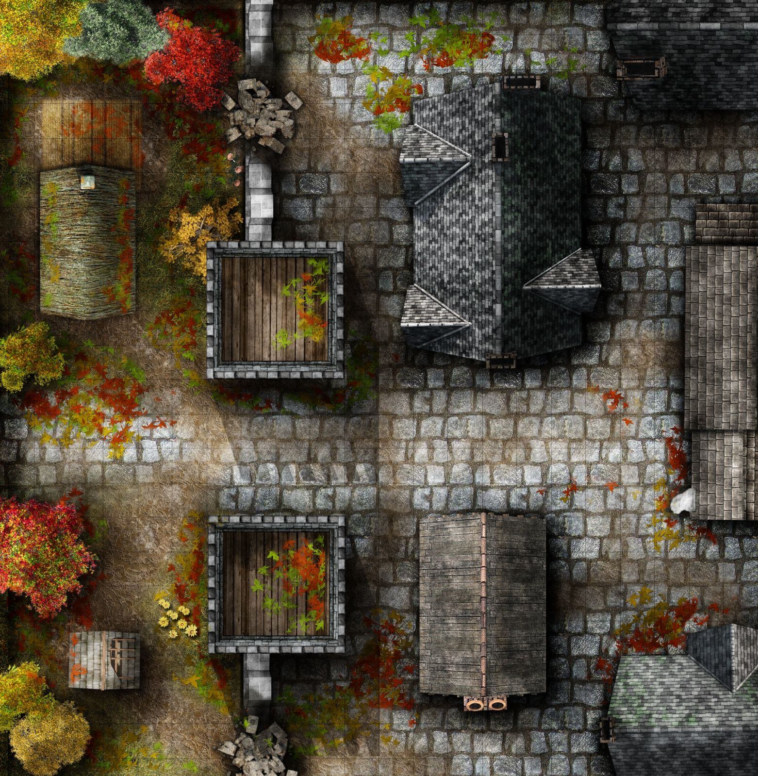 Carte 89, carte de JDR fantasy — battlemap pour Roll20 et Foundry VTT.