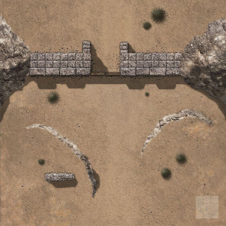 Carte 94, carte de JDR fantasy — battlemap pour Roll20 et Foundry VTT.