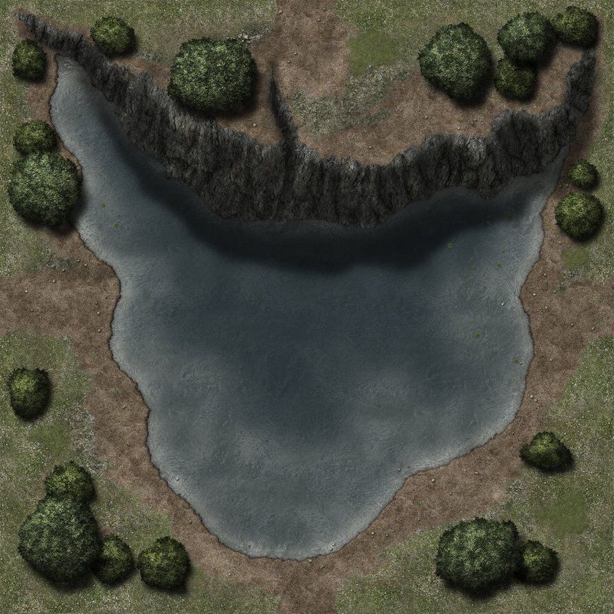 Carte 95, carte de JDR fantasy — battlemap pour Roll20 et Foundry VTT.