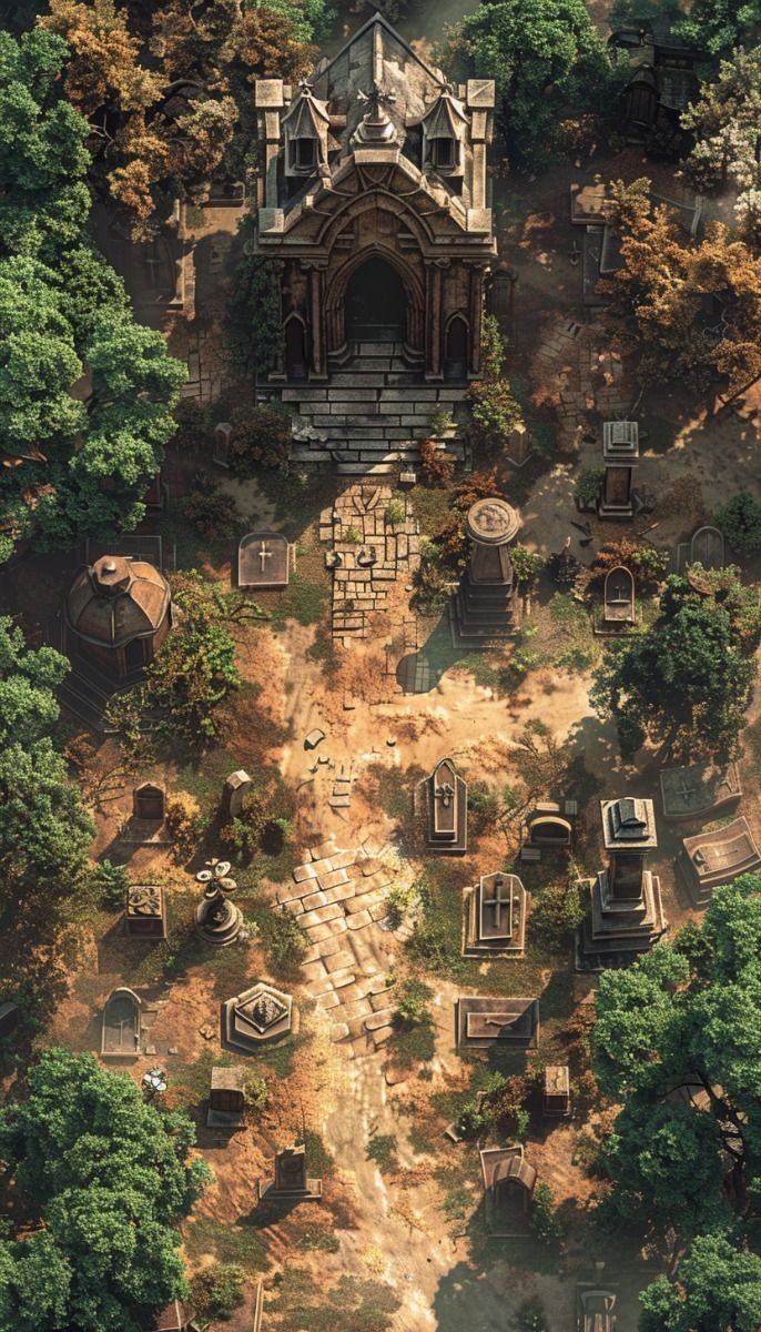 crypt map dnd, carte de JDR fantasy (686×1200 pixels) — battlemap pour Roll20 et Foundry VTT.