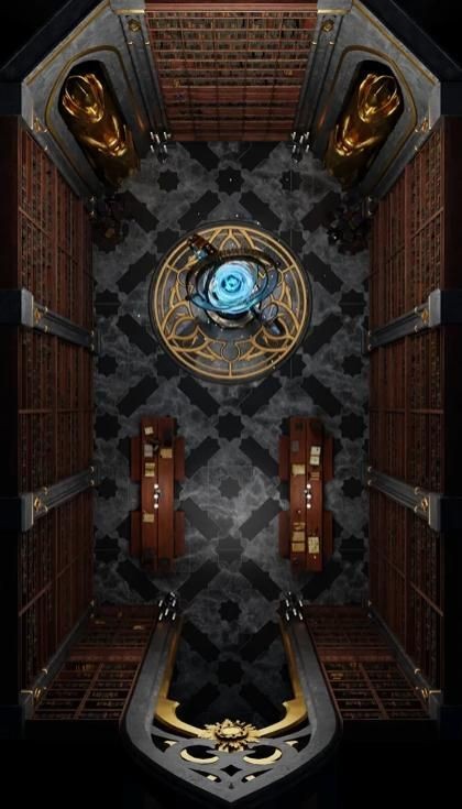 dnd battlemap, carte de JDR fantasy (420×735 pixels) — battlemap pour Roll20 et Foundry VTT.