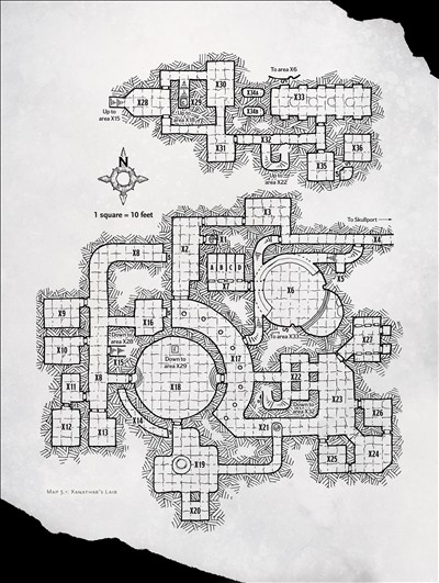 dungeon map dnd, carte de JDR fantasy (400×531 pixels) — battlemap pour Roll20 et Foundry VTT.