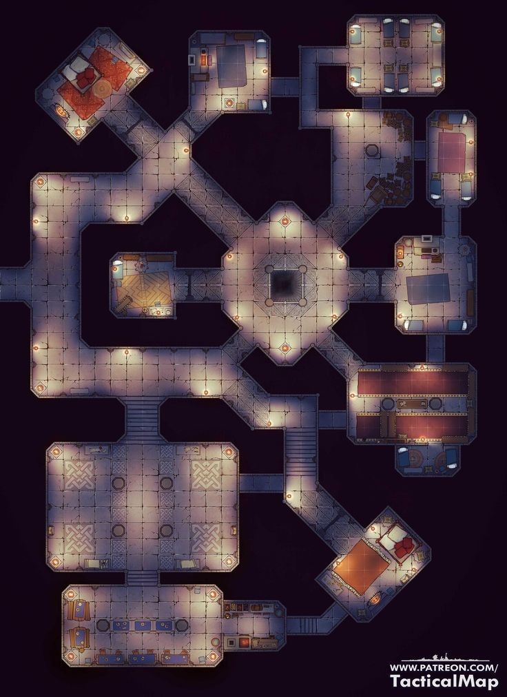 dwarven hall map dnd, carte de JDR fantasy (736×1012 pixels) — battlemap pour Roll20 et Foundry VTT.