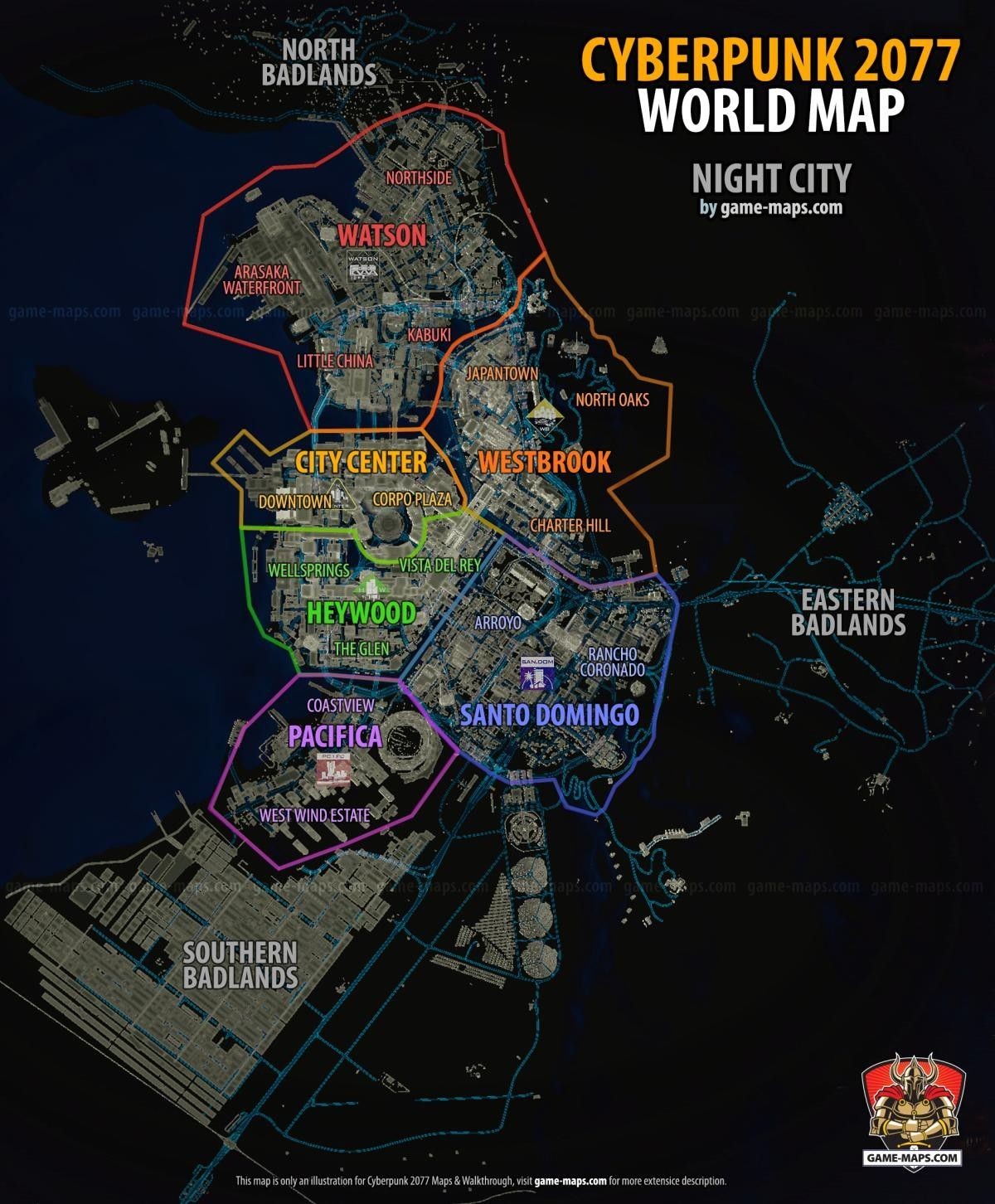 futuristic city map, carte de JDR science-fiction (1200×1452 pixels) — battlemap pour Roll20 et Foundry VTT.