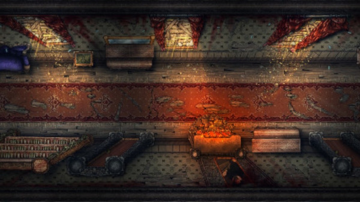 haunted mansion map dnd, carte de JDR fantasy (1200×675 pixels) — battlemap pour Roll20 et Foundry VTT.