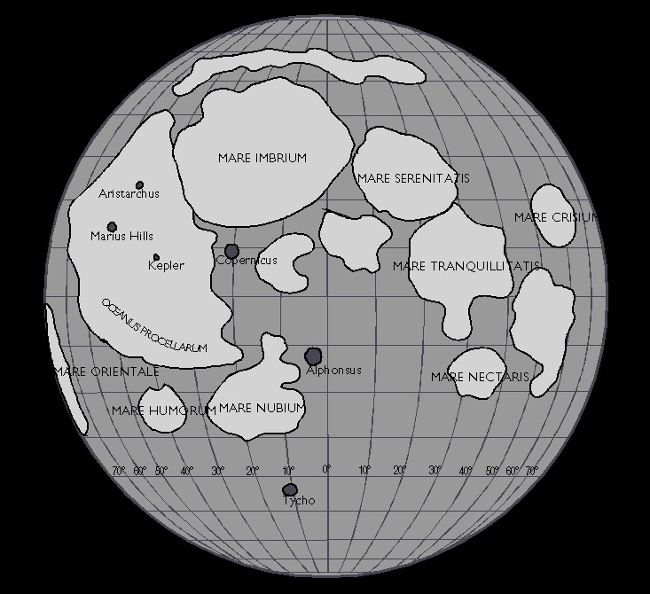 lunar base map, carte de JDR science-fiction (733×670 pixels) — battlemap pour Roll20 et Foundry VTT.