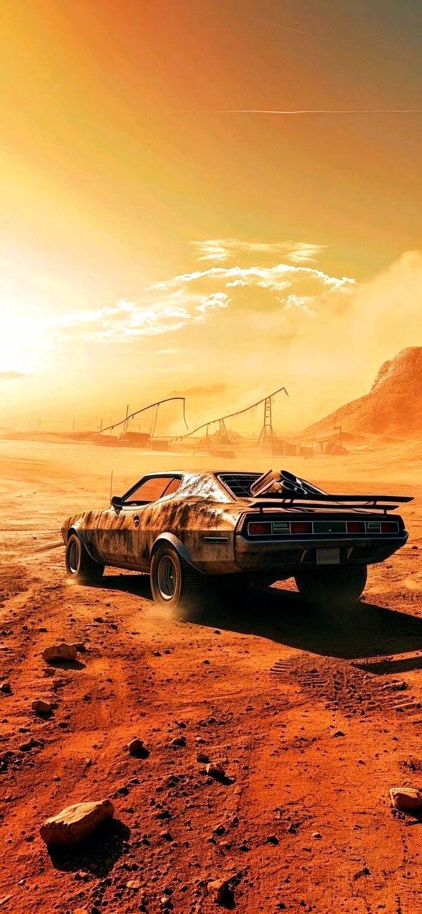 mad max road map, carte de JDR post-apocalyptique (604×1308 pixels) — battlemap pour Roll20 et Foundry VTT.