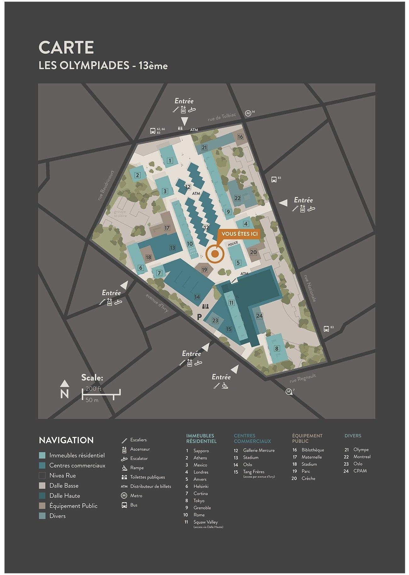 modern alley map, carte de JDR moderne (1300×1829 pixels) — battlemap pour Roll20 et Foundry VTT.