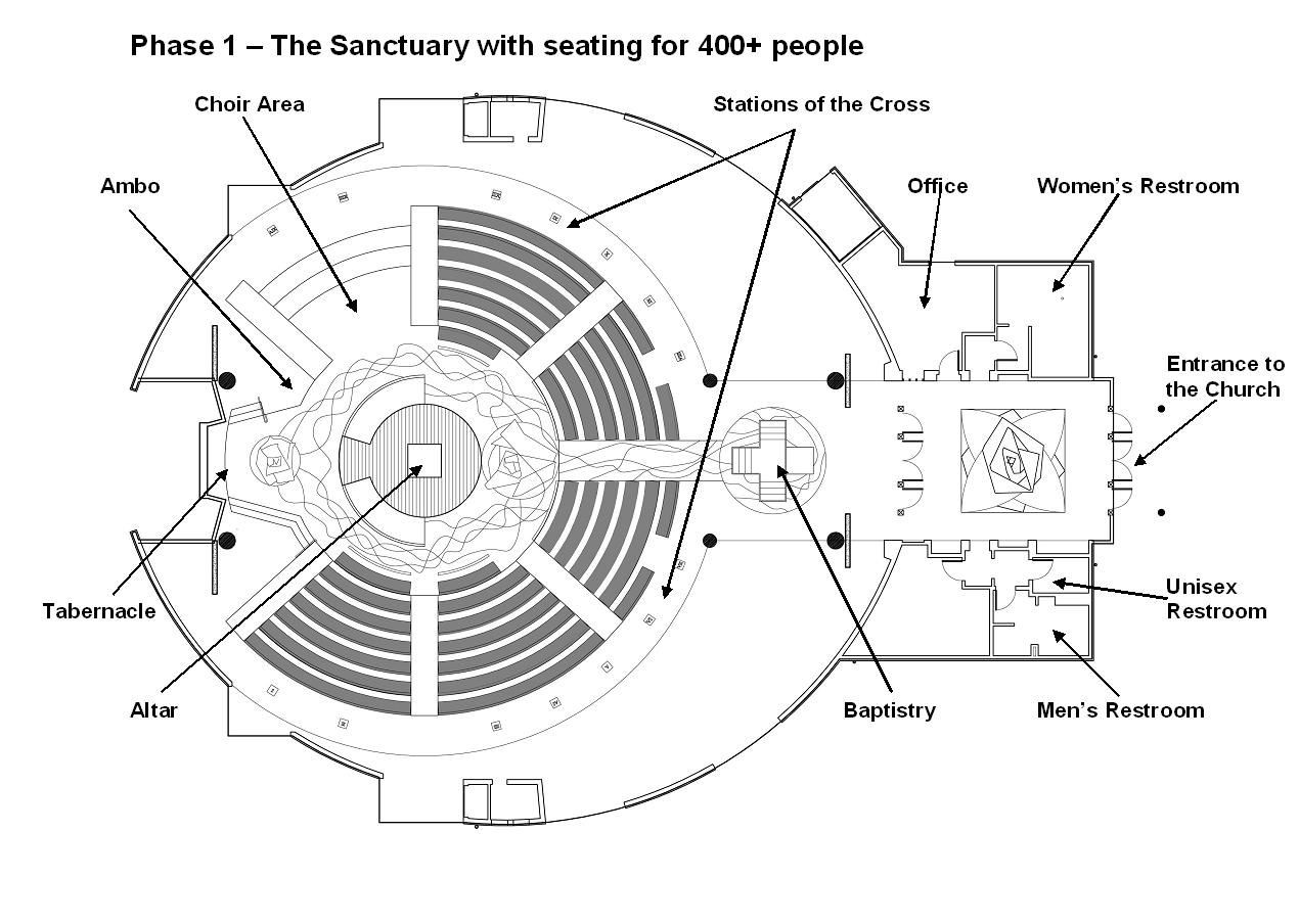 modern church map, carte de JDR moderne (1270×904 pixels) — battlemap pour Roll20 et Foundry VTT.