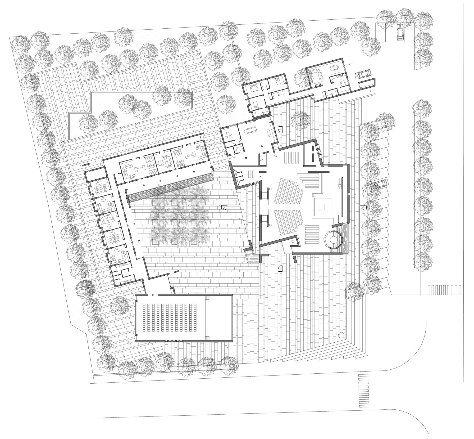 modern church map, carte de JDR moderne (2000×1854 pixels) — battlemap pour Roll20 et Foundry VTT.