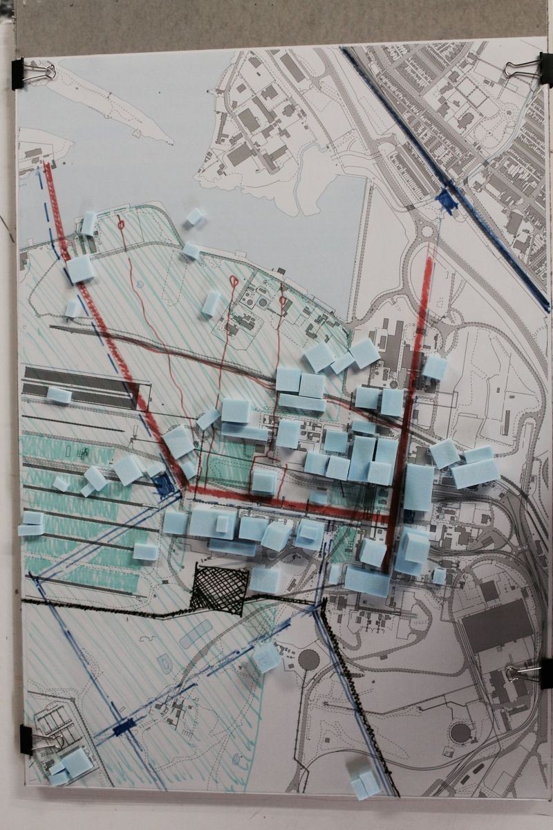 modern construction site map, carte de JDR moderne (800×1200 pixels) — battlemap pour Roll20 et Foundry VTT.