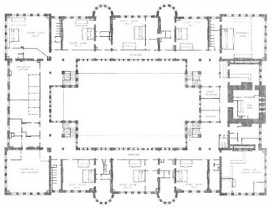 modern courthouse map, carte de JDR moderne (392×299 pixels) — battlemap pour Roll20 et Foundry VTT.