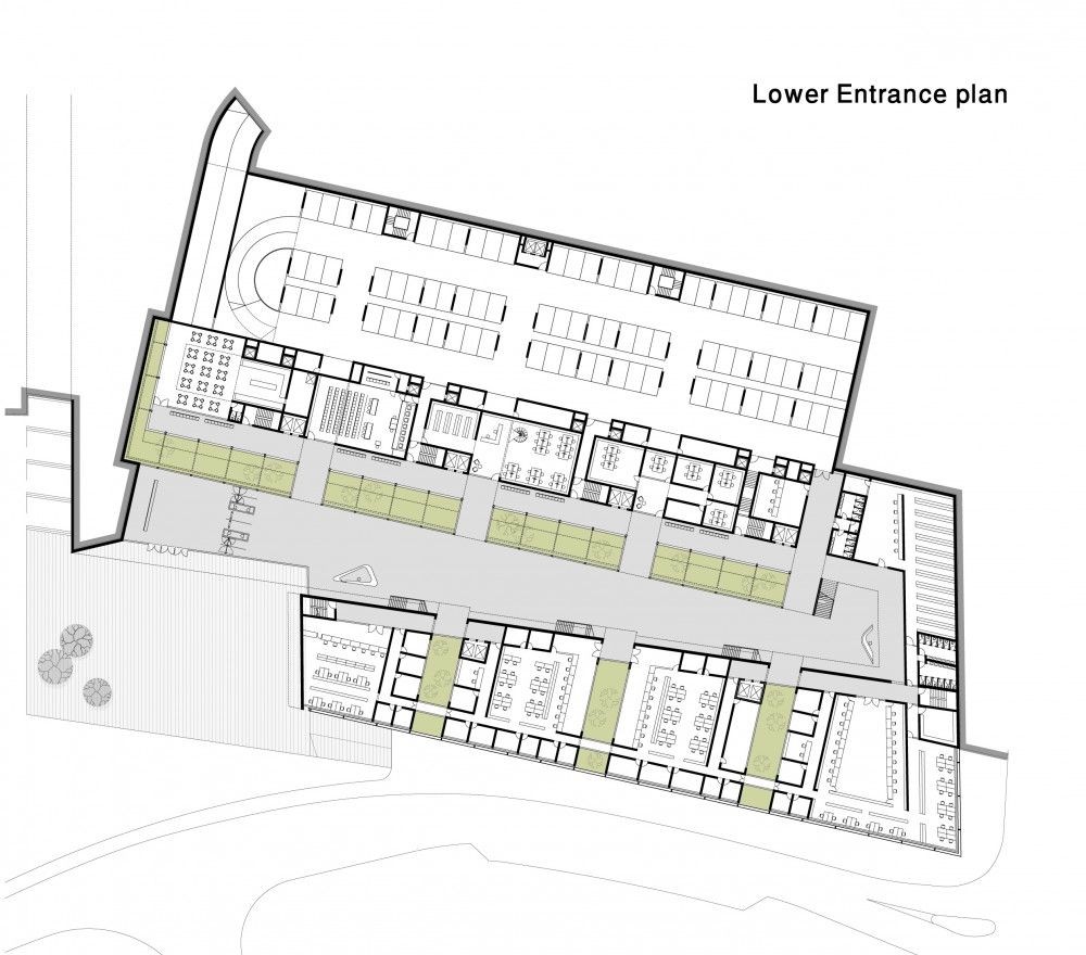 modern courthouse map, carte de JDR moderne (1000×880 pixels) — battlemap pour Roll20 et Foundry VTT.
