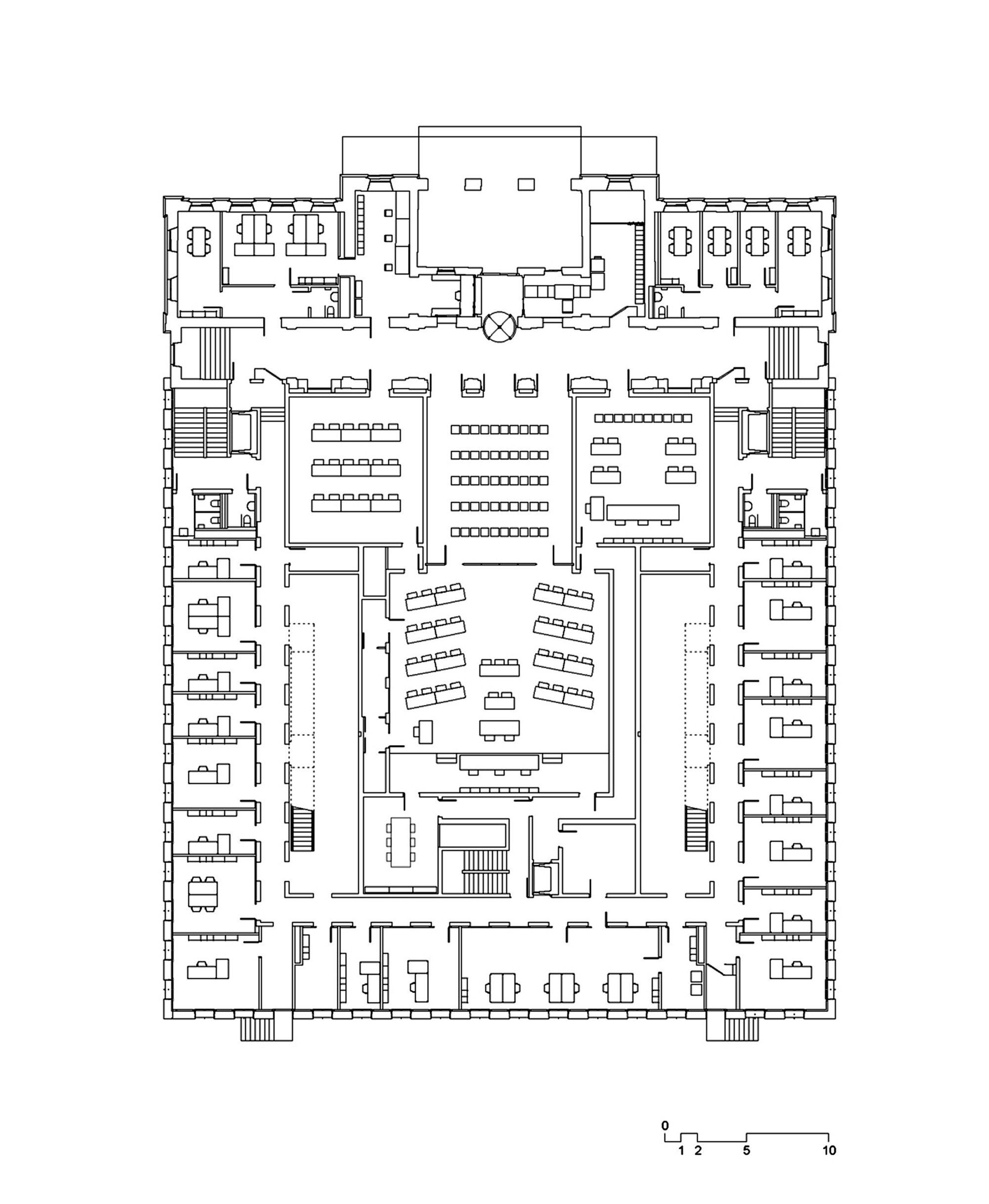 modern courthouse map, carte de JDR moderne (2000×2434 pixels) — battlemap pour Roll20 et Foundry VTT.