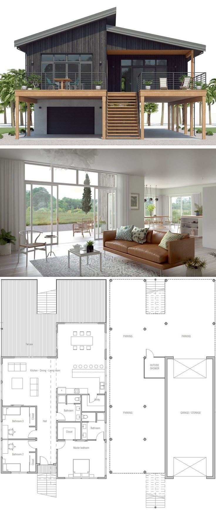 modern home map, carte de JDR moderne (736×1744 pixels) — battlemap pour Roll20 et Foundry VTT.