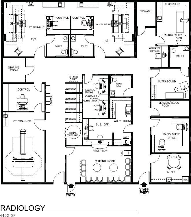 modern hospital map, carte de JDR moderne (661×753 pixels) — battlemap pour Roll20 et Foundry VTT.