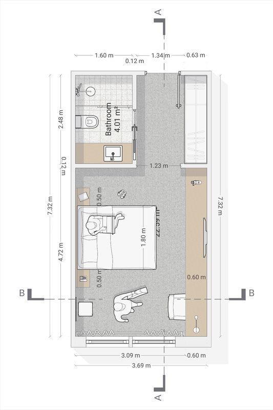 modern hotel map, carte de JDR moderne (533×800 pixels) — battlemap pour Roll20 et Foundry VTT.